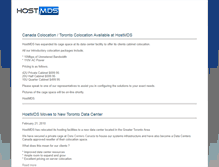 Tablet Screenshot of news.hostmds.com
